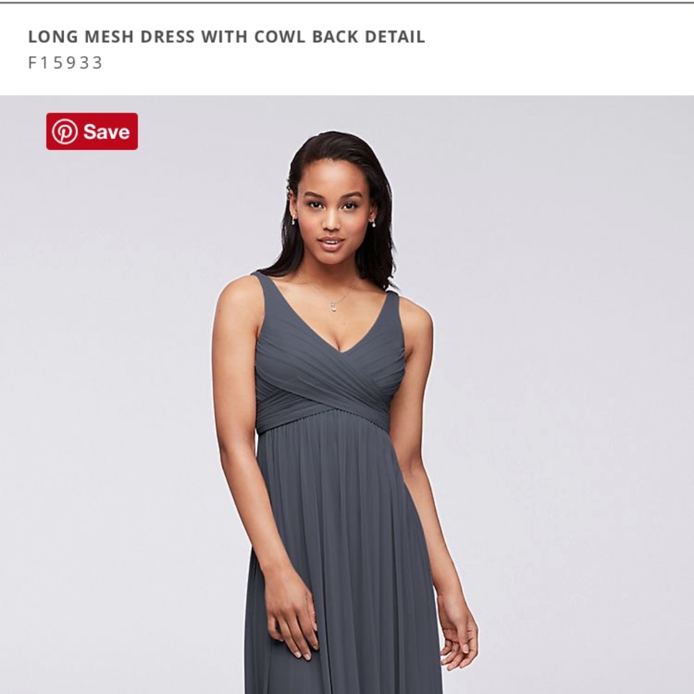 Dark Gray Bridesmaid Dress